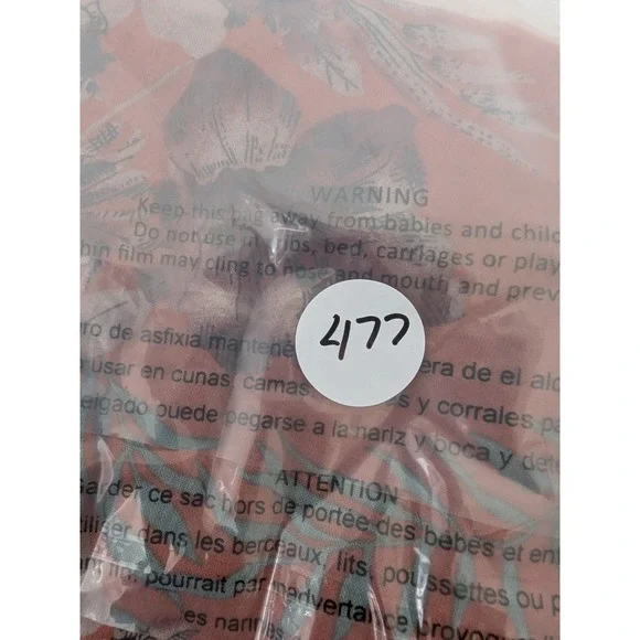 Natural Life Boho Smocked Waist Maxi Skirt Floral Print Brown Orange Women's M - Picture 7 of 7